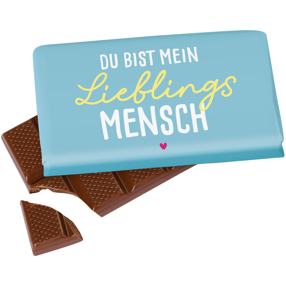 Schokolade, Schokostückchen, Tafel, Milchschokolade, blaues Verpackungsmaterial