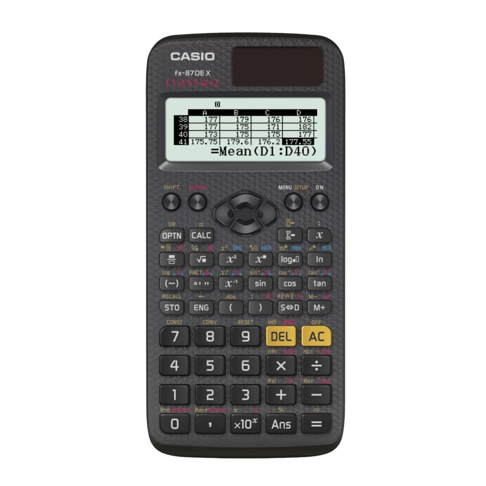 Taschenrechner, Graphing calculator, Casio fx-87DEGX?, Scientific calculator, Ans button