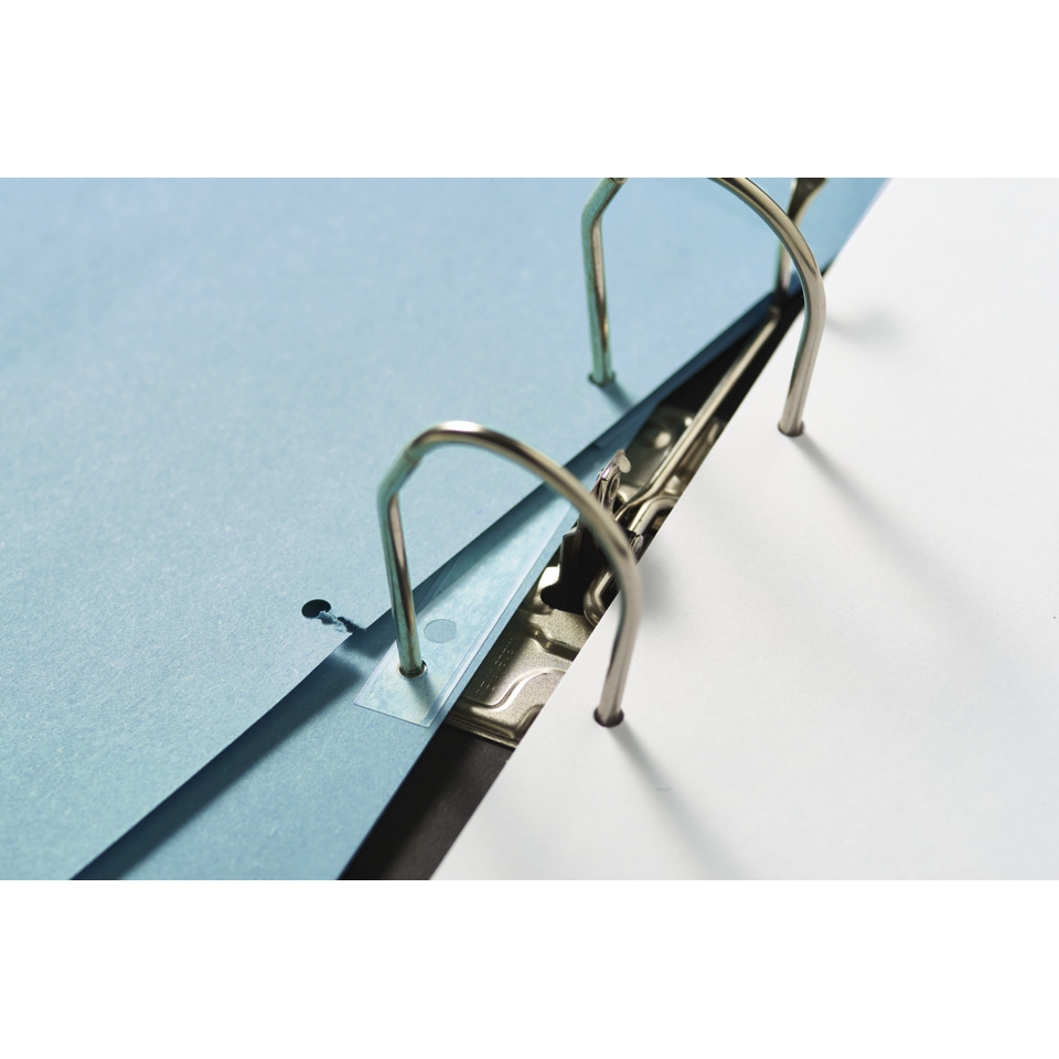 Binder, Ringbinder, Metallringe, blauer Binder, Dreiringbinder