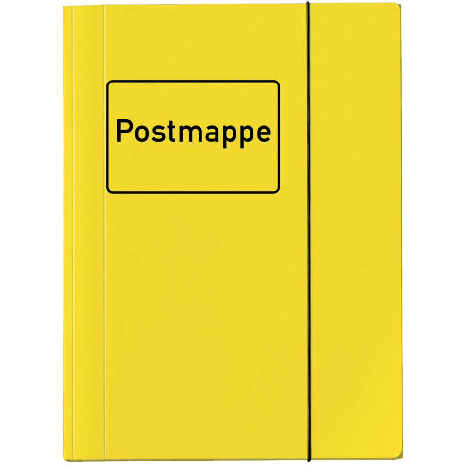 postmappe, gelb, notizbuch, ordner, klebeband