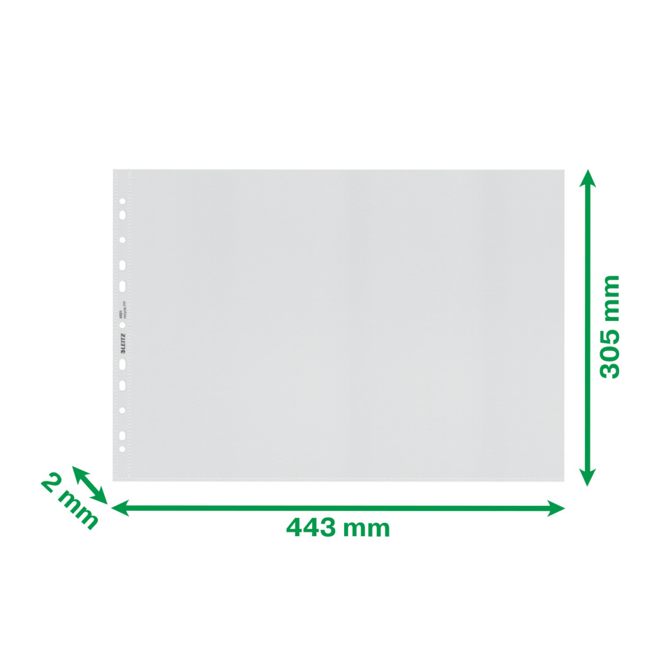 A4 Blatt, Kunststoffblatt, Ordnerblatt, Transparent?, Notizblatt-Einlage, A4 Folienumschlag, Transparentes Plastikblatt, Perforierte Kante, DIN A4, Office Zubehör