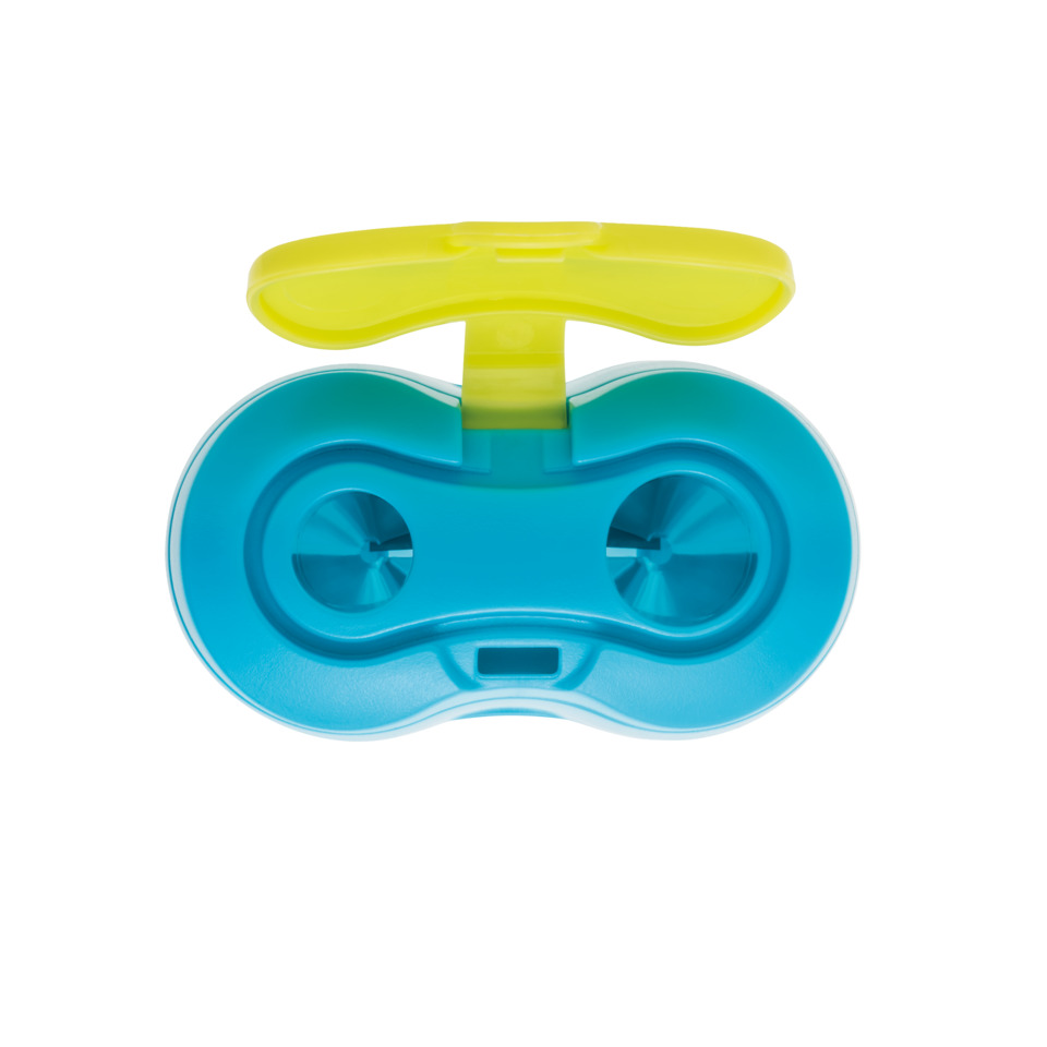 Schwimmbrille, Schwimmbrille für Kinder, Blau, Gelb, Schnellverschluss