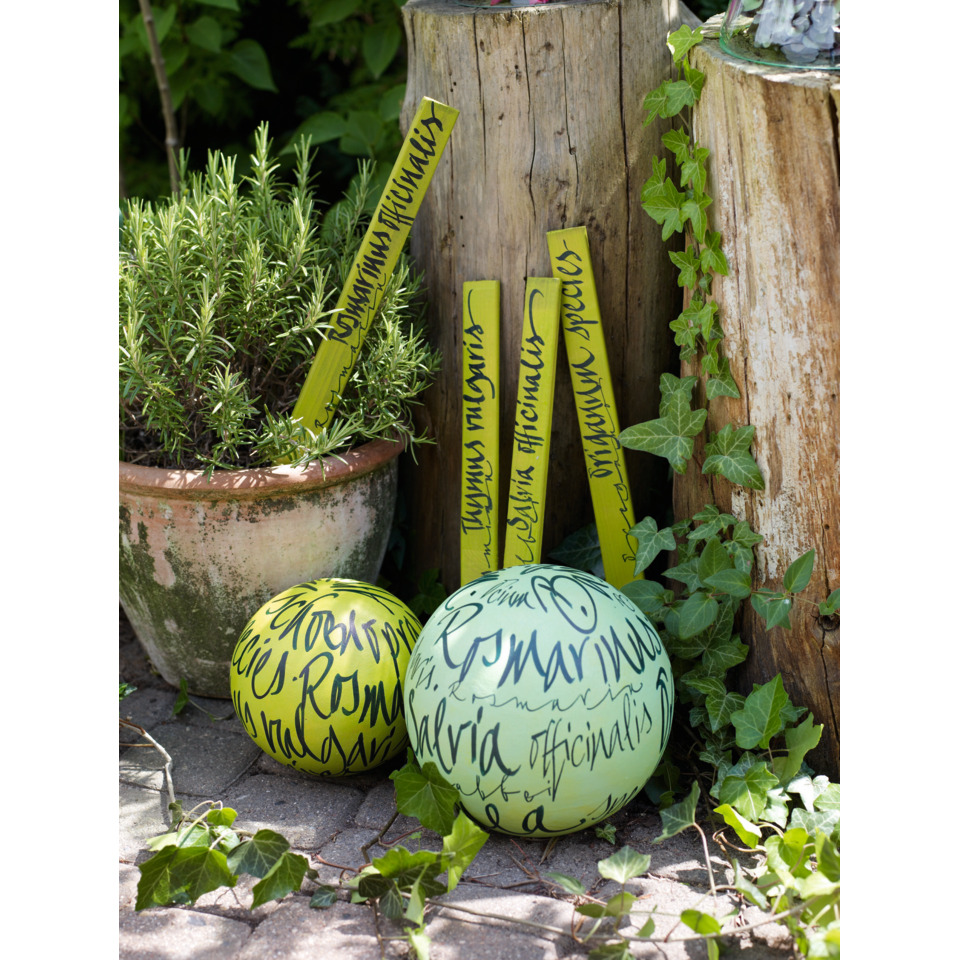 Garten Dekoration, Pflanzen Topf, Gartenskulptur, Zierkugeln, Kriechpflanze