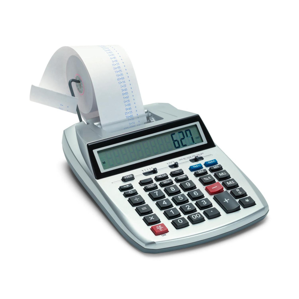 Taschenrechner, Rechenmaschine, Kasse, Kassierer, Taschenrechner mit Kassensystem