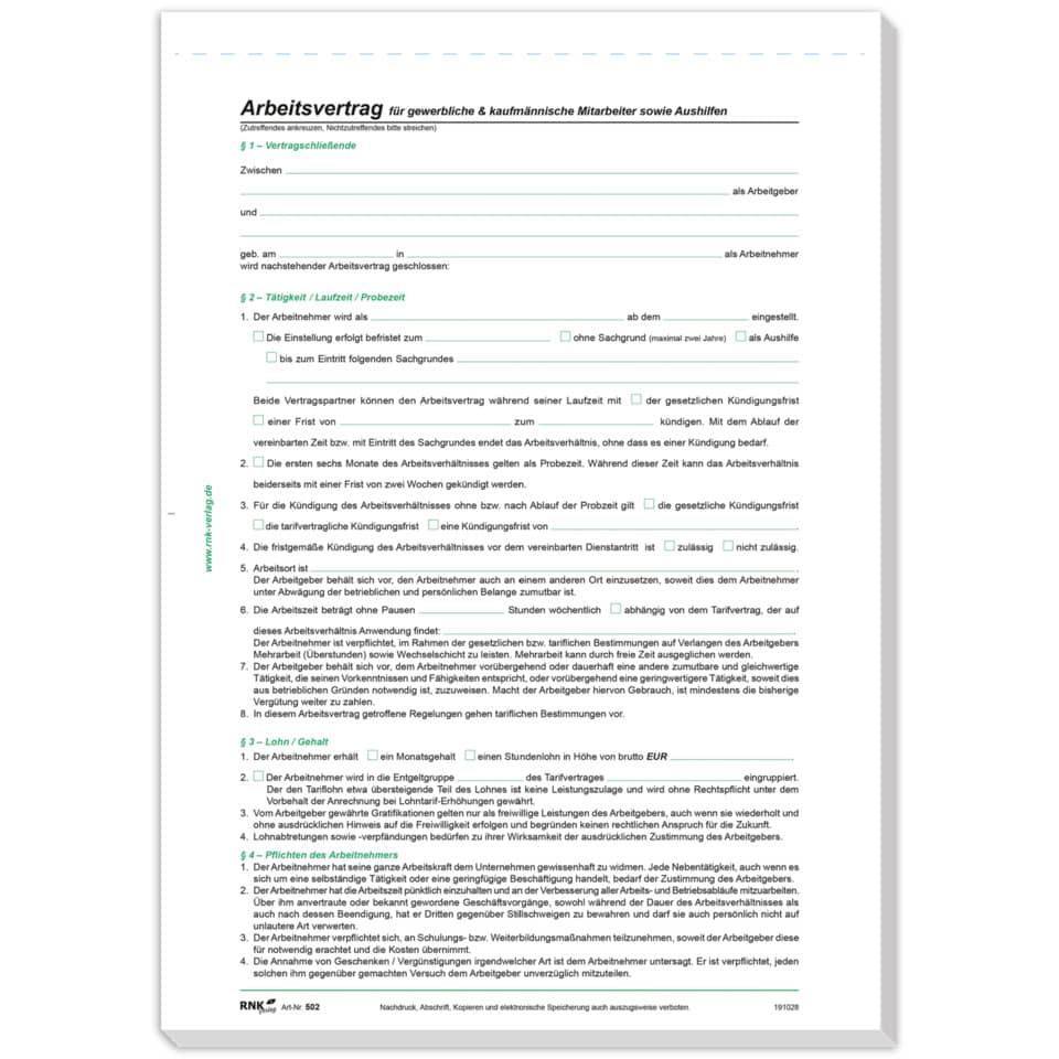 Vertrag, Arbeitsvertrag, Dokument, Formular, Text