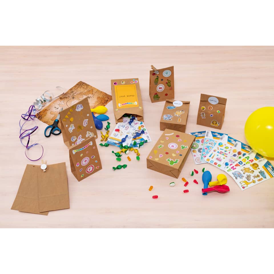 Paketverpackung, Kreativset, Sticker, Geschenke, Dekoration