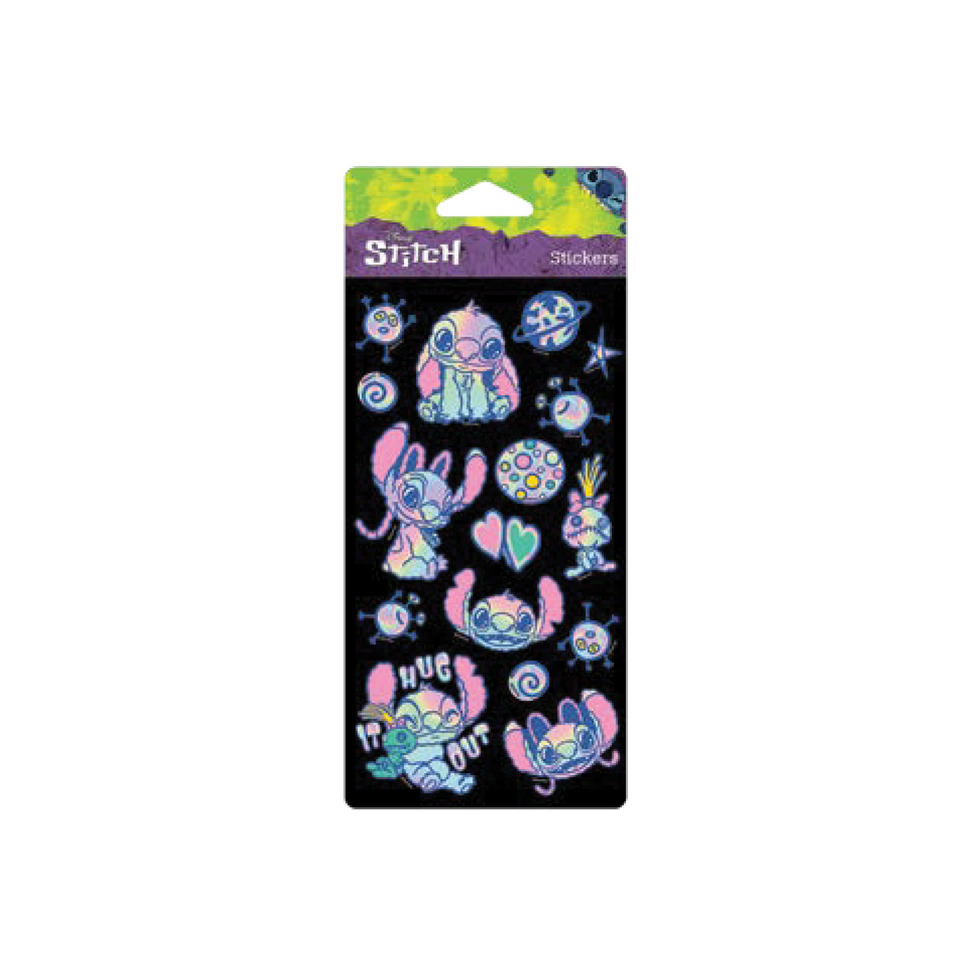 Stickertape, Stitch, Tiermotiv, Weltraum, Herz