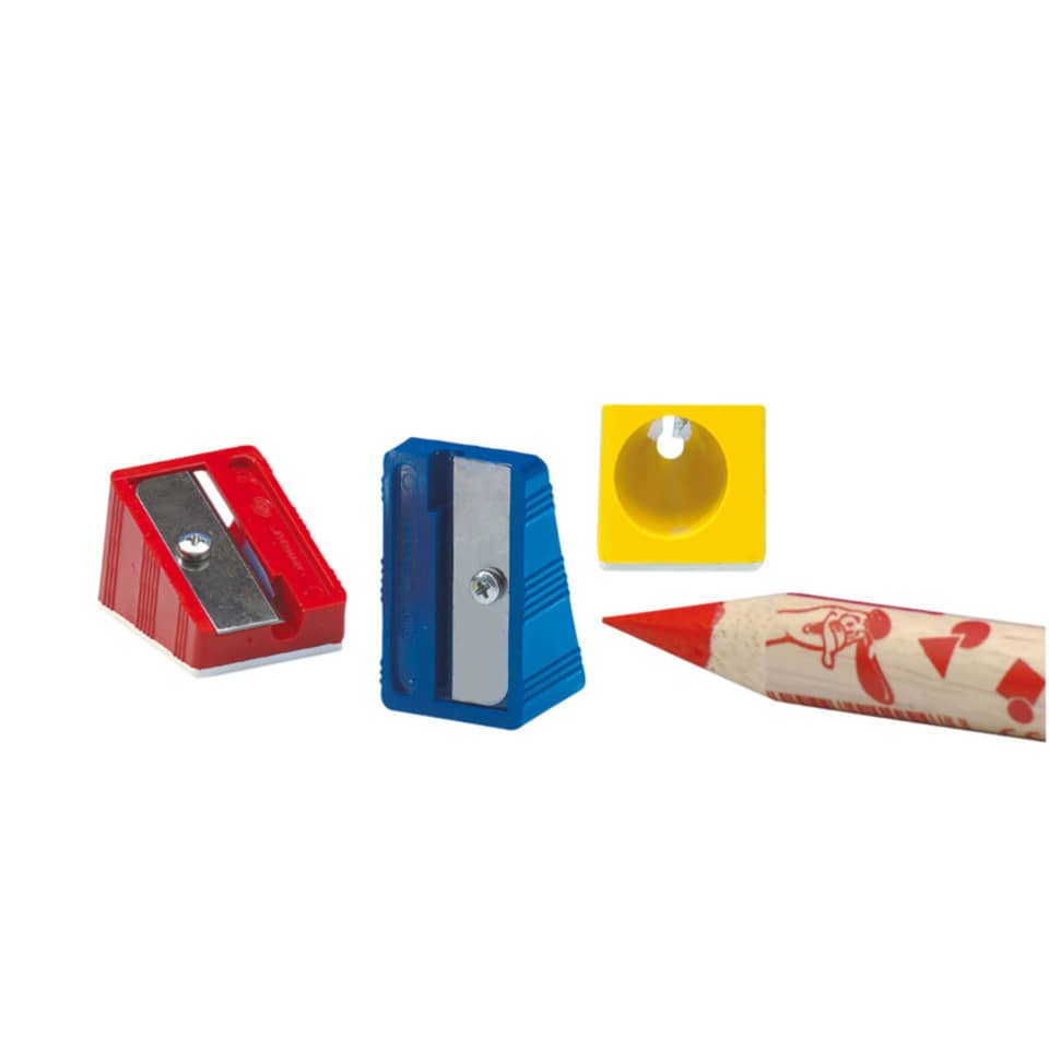 Bleistiftspitzer, Spitzer, Schiebe Spitzer, Bleistiftanspitzer, Kunststoffspitzer