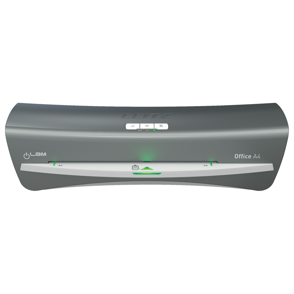  Laminator, Office A4, Gray color, Green indicators, Paper feed