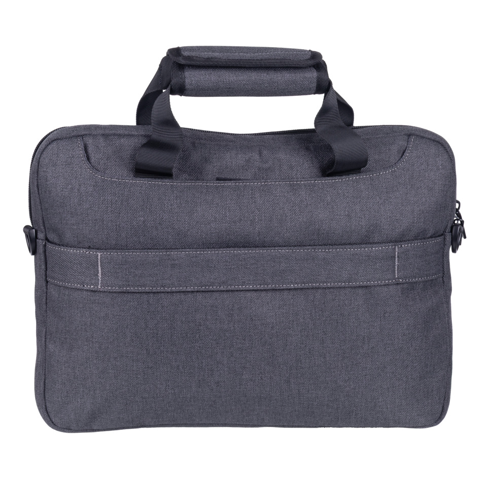 Laptoptasche, Aufbewahrungskoffer, Dunkelblau, Denimoptik, Vordertasche
