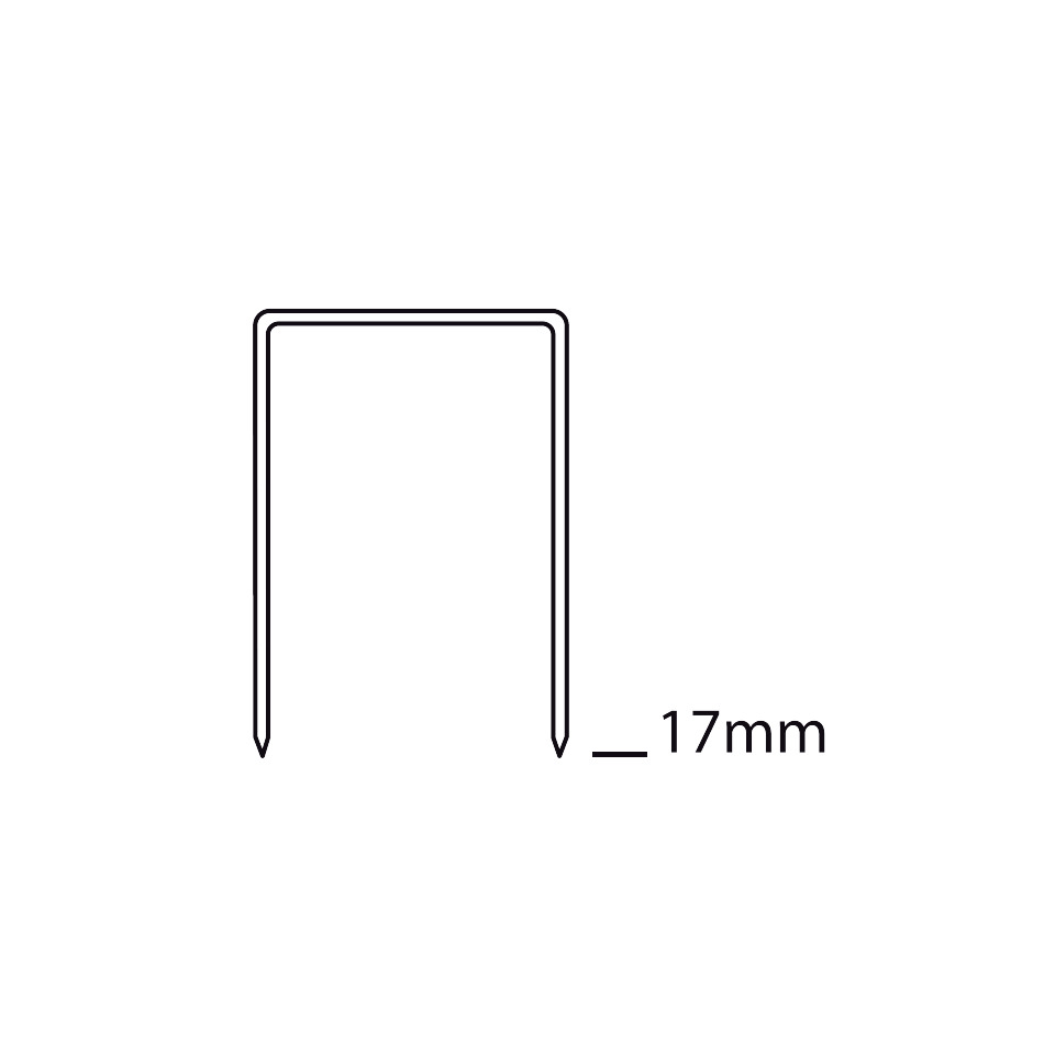 U-Formstifte, Scharnierstab, 17mm, Metallstift, U-Form