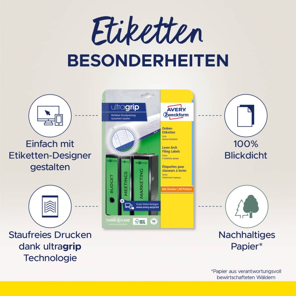 Etiketten, Beschriftung, Papier, Drucktechnologie, 100% Blickdicht