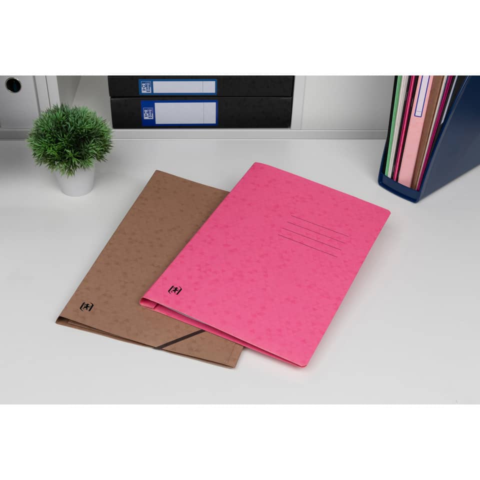Notizbüch, Notizhefte, Papierhefte, Kohlenbraun, rosa Notizbuch