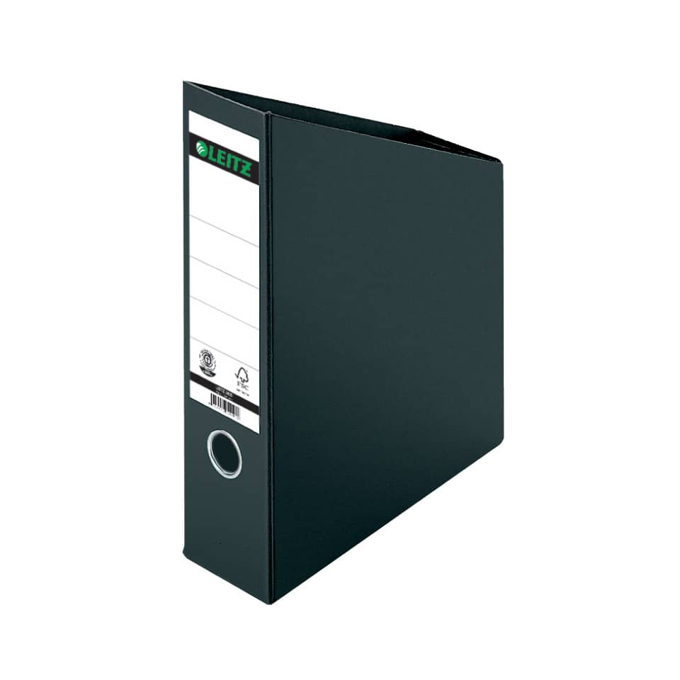 Ordner, A4-Ordner, Ringbinder, Dossier, Schwarz/Grün