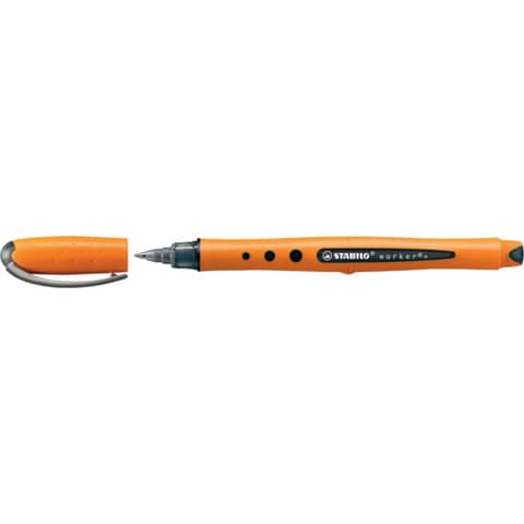 Tintenroller worker®+ fine, 0,3 mm, schwarz STABILO 2016/46