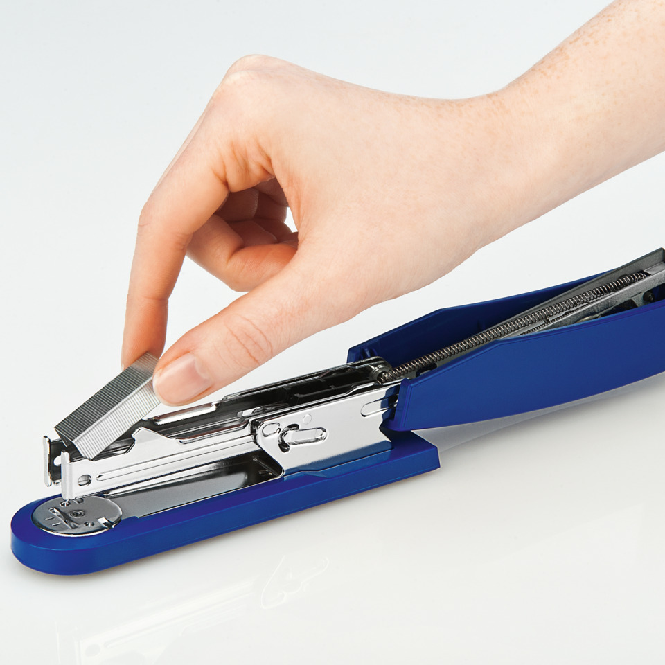klebemittel, stapler, blau, kantenlineal, clipstapler