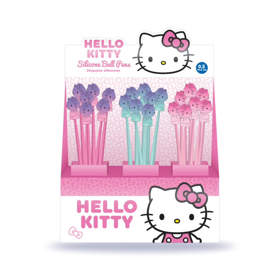 Hello Kitty, Schulbedarf, Stifte, Silicone Ball Pens, Pinguine