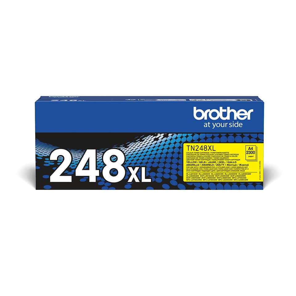 Lasertoner TN-248XLY, 2.300 Seiten, yellow BROTHER TN248XLY