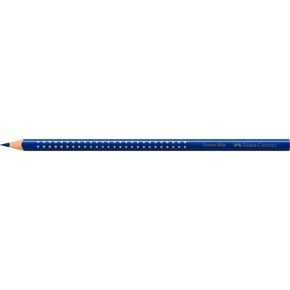 Bleistift, Graphitstift, Rundstift, Blau, Polka-Dots
