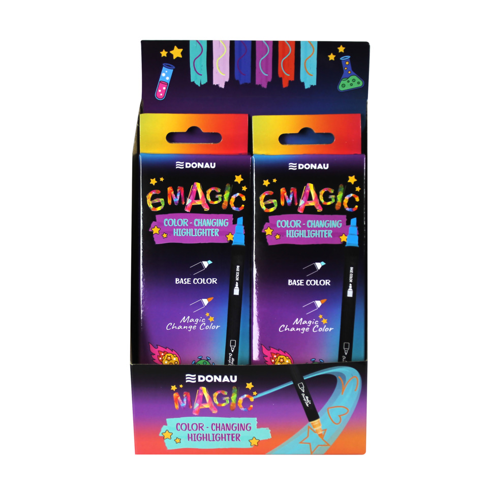Farbwechsel, Highlighter, Set, Marker, Verpackung