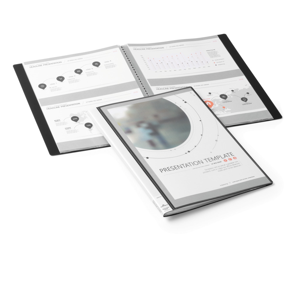 Präsentationsvorlage, Ordner, Portfolio, Ringordner, Grafikvorlagen