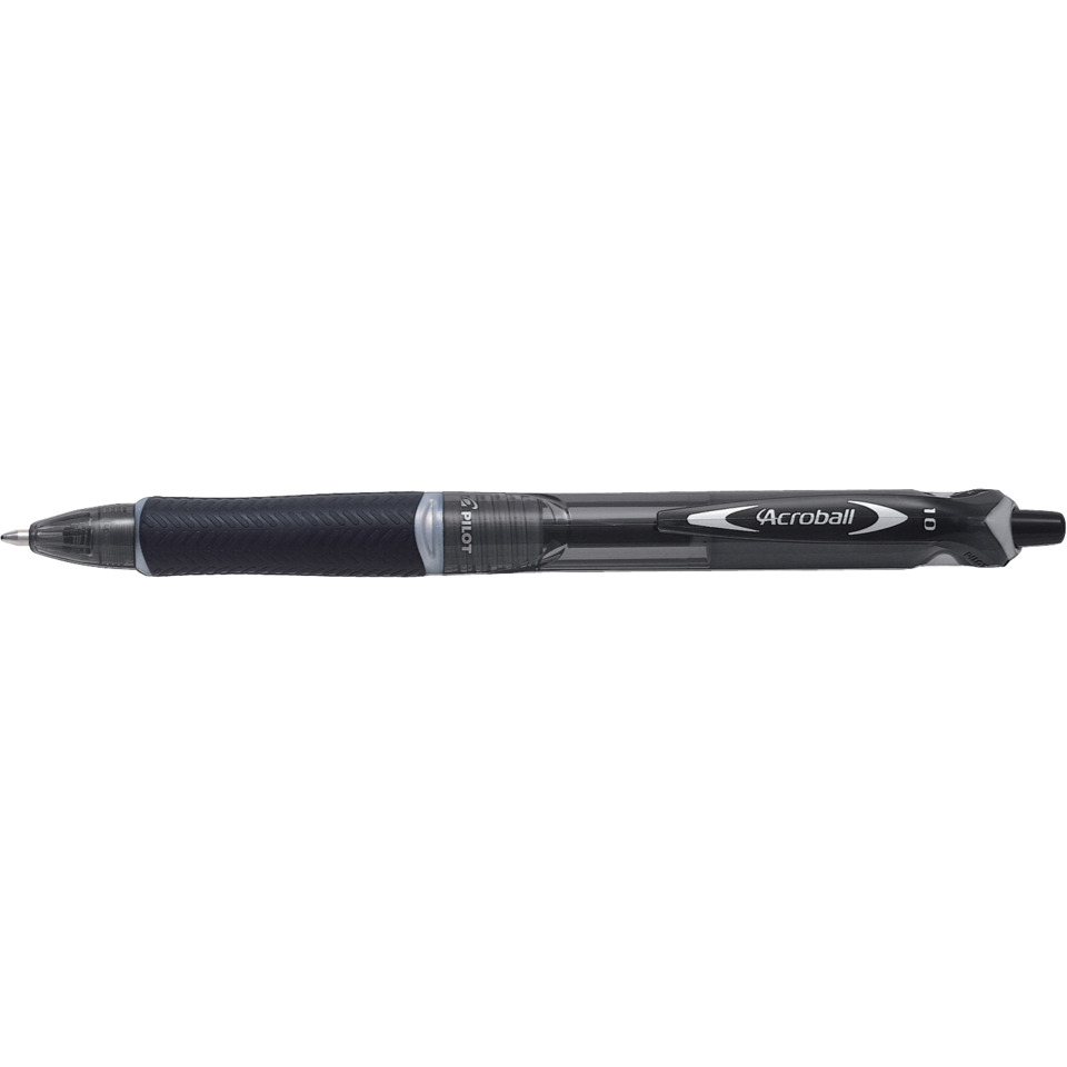 Ballpoint, Stift, Grip, Schwarz, Metallisch