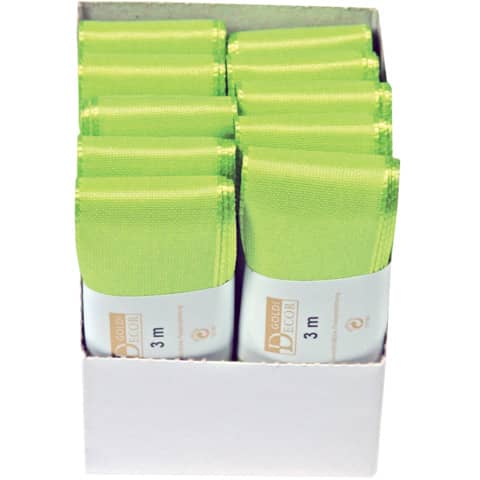 Taftband, 25mmx3m, hellgrün GOLDINA 144525531503