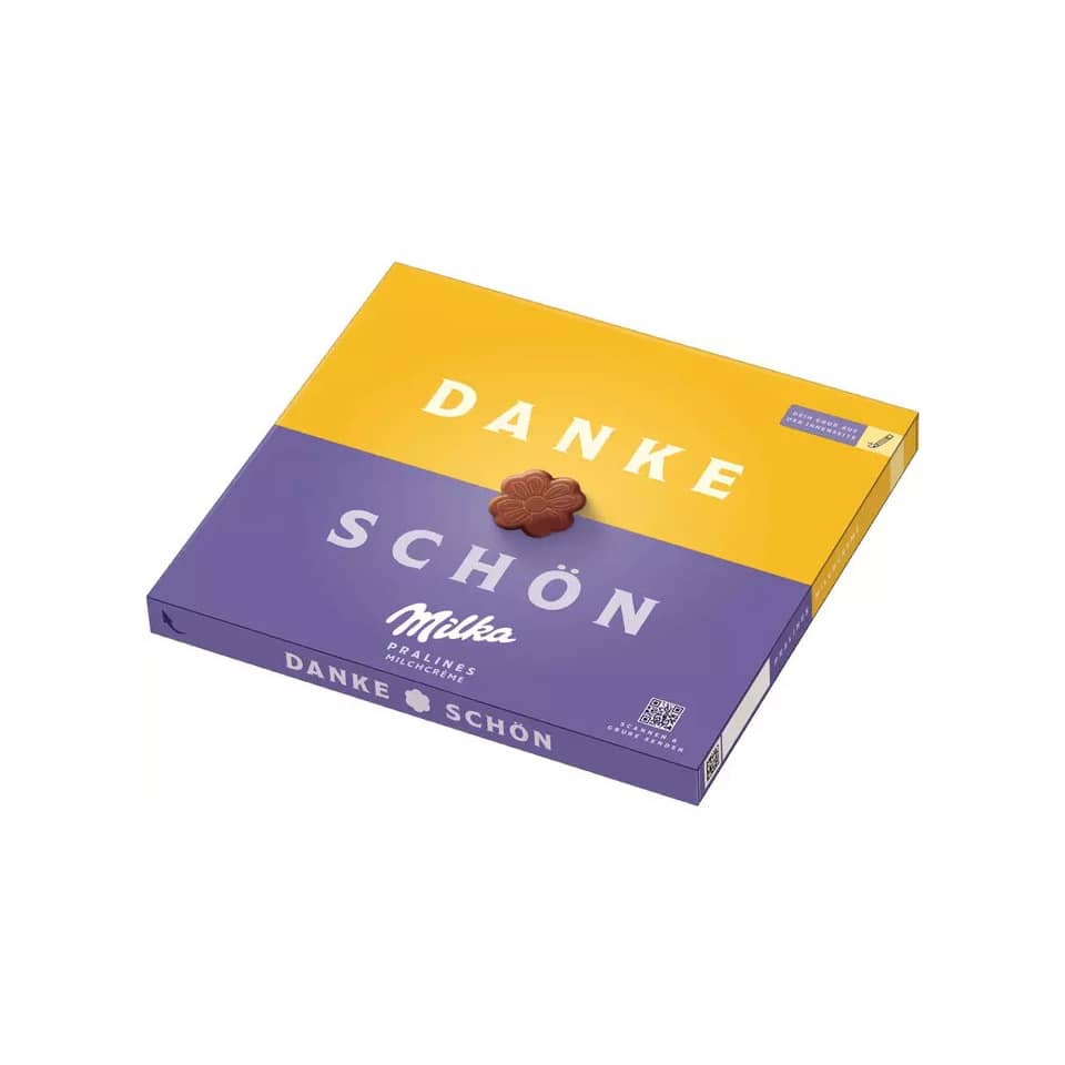 Schokolade, Pralinen, Milka, Box, Quadratisch