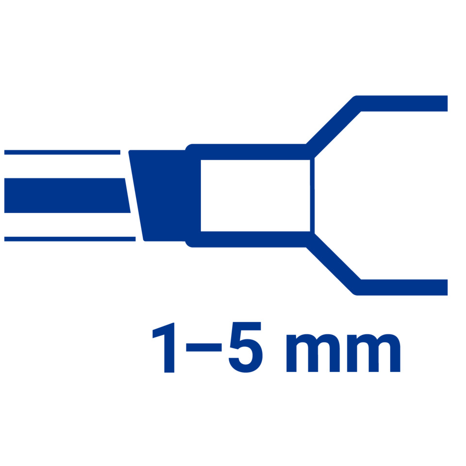  connector, kabel, stecker, 1-5 mm, spitze