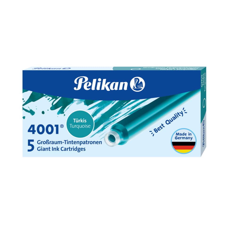 Großraum-Tintenpatronen, Giant Ink Cartridges, Tintenpatronen, Türkises Turquoise, Made in Germany