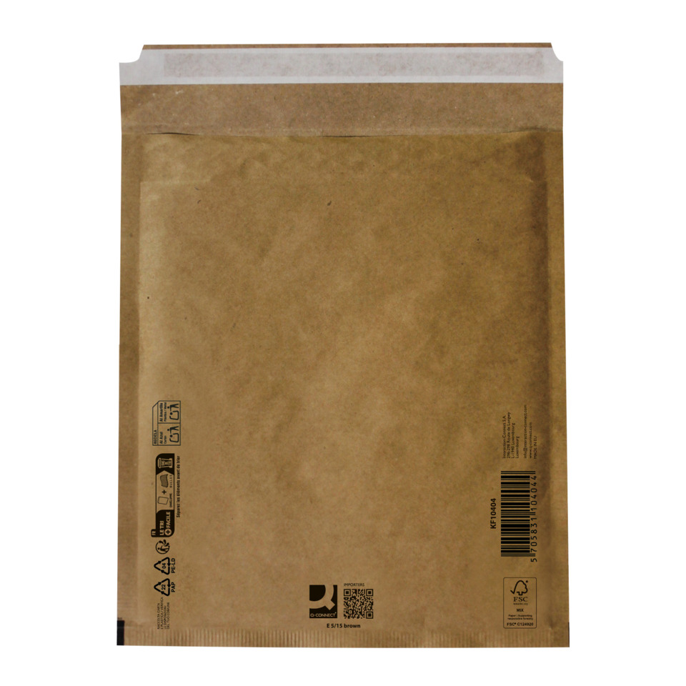 Paket Tasche, Kraftpapier, Material: Papier, Recyclingpapier, Versandtasche