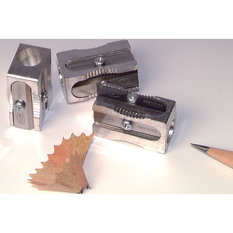Bleistiftspitzer, Präzisionsspitzer, Bleistiftminen, Metallblock, Kunstwerkzeug