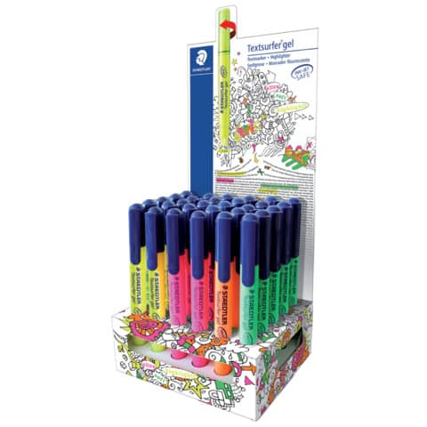 Trockentextmarker Textsurfer® gel, POS-Display 30 Teile STAEDTLER 264 CA30