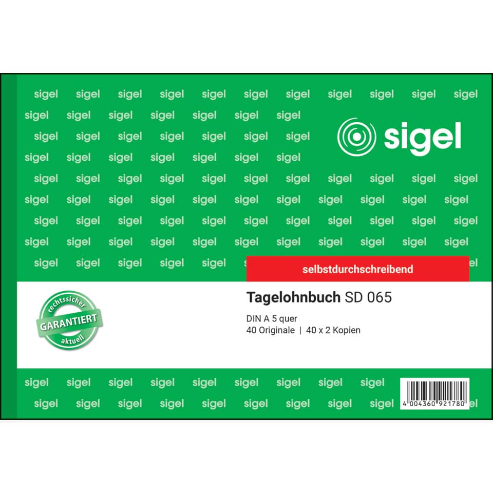 Tagebuch, Tagebuch SD065, DIN A5, 40 Seiten, selbstklebend