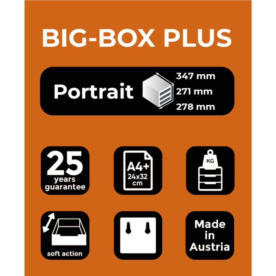 Portrait, Big-Box Plus, A4+ 24x32 cm, 25 years guarantee, Made in Austria