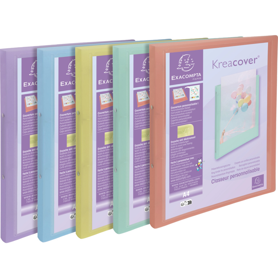 Ordner, A4, Kunstkartenordner, Kreacover, Personalisierbar