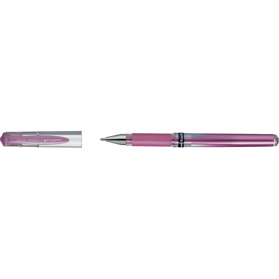 Kugelschreiber, Spitzenkugelschreiber, Rollenkugelschreiber, rosafarbener, metallic