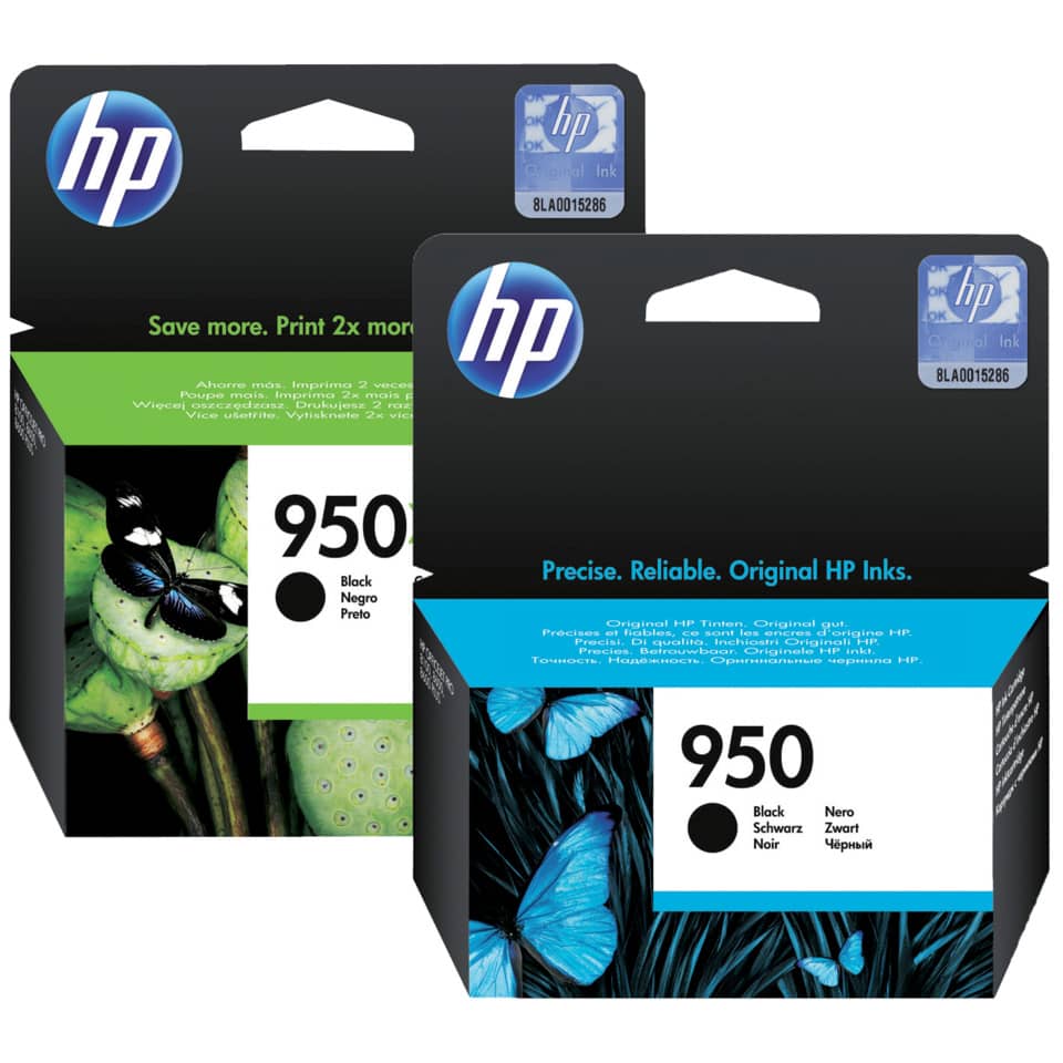 Tintenpatrone, HP Ink, 950, Schwarz, Barcode