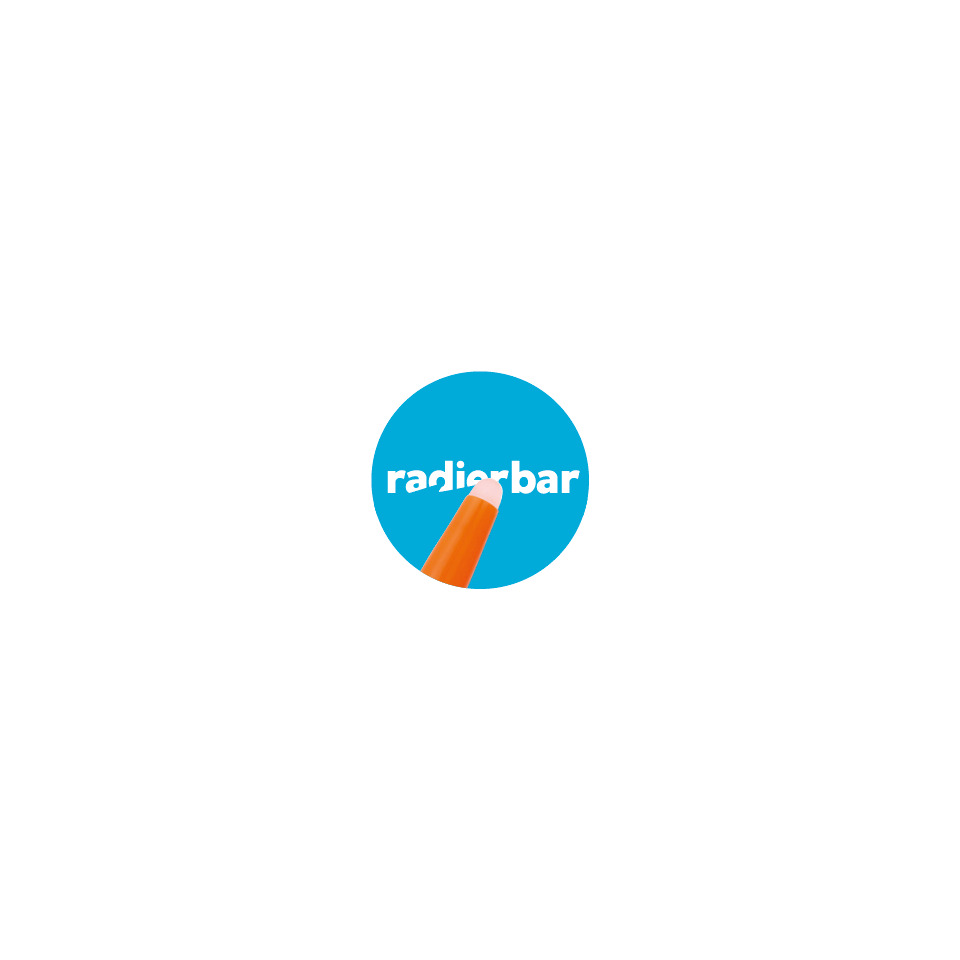 Kreis, Logo, Blau, Orange, Lippenstift