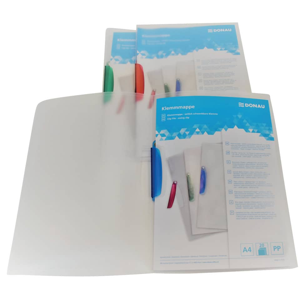 Klemmmappe, Ordner, A4, Kartenhalter, Pappe