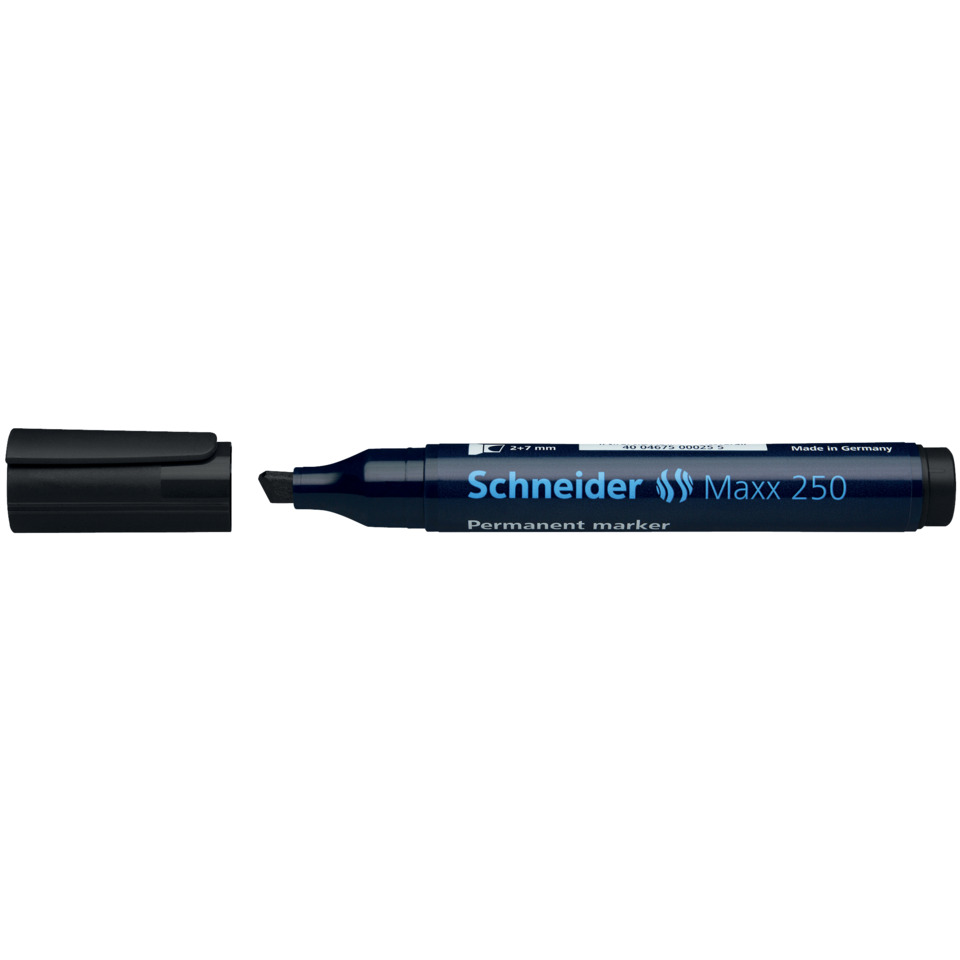 Marker, Permanent-marker, Fine-point, Blue, Schneider Maxx 250