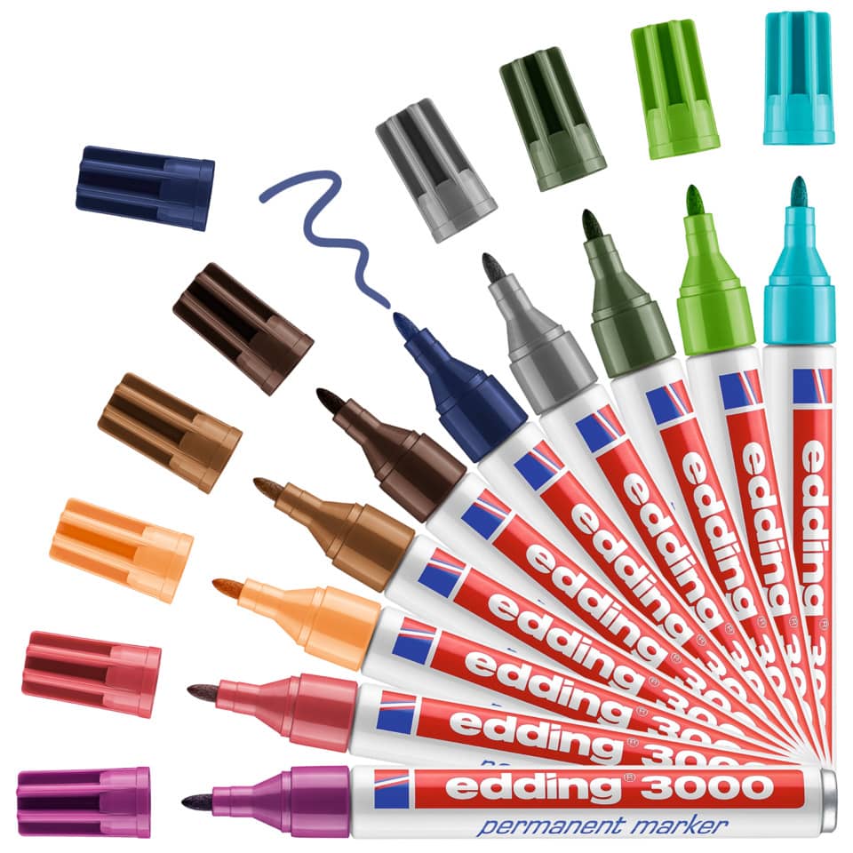 Permanentmarker, Marker, Whiteboard, Filzstift, Korrekturzeichen