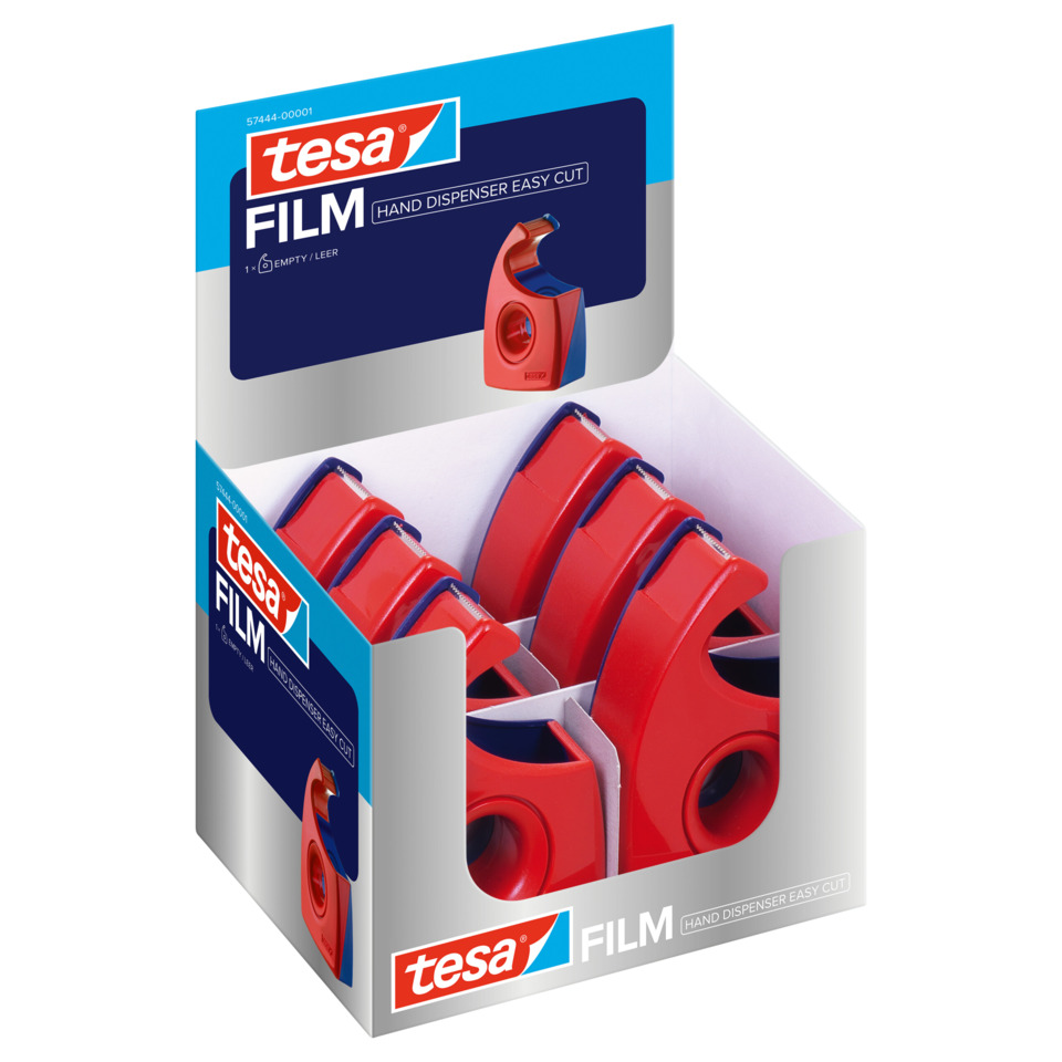 Tape measure, Film, Red, Stencil, Box packaging, Abroller, Filmdispenser, Handdispenser, Rot, Tape