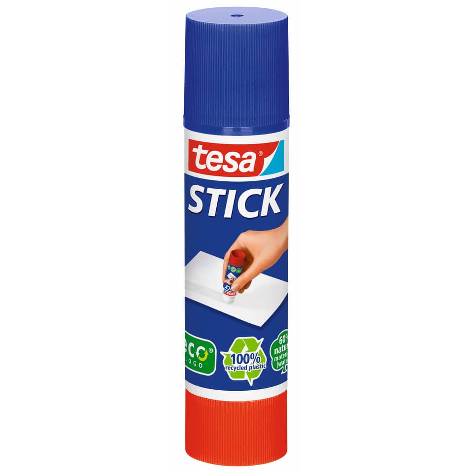 Klebstift, Kleber, Stift, Blau, Recyceltes Plastik