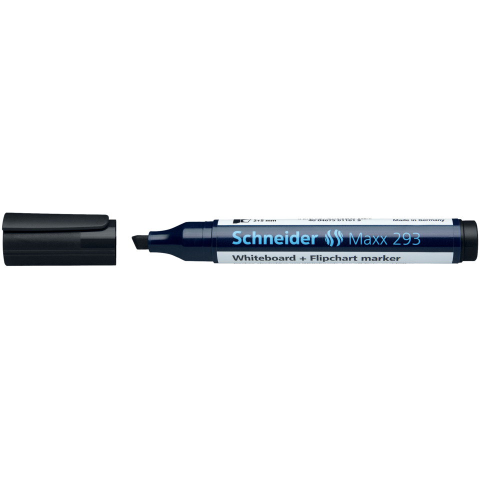 Whiteboard-Marker, Schwarzer Marker, Schreibtafel, Flipchart-Marker, Schneider Maxx 293