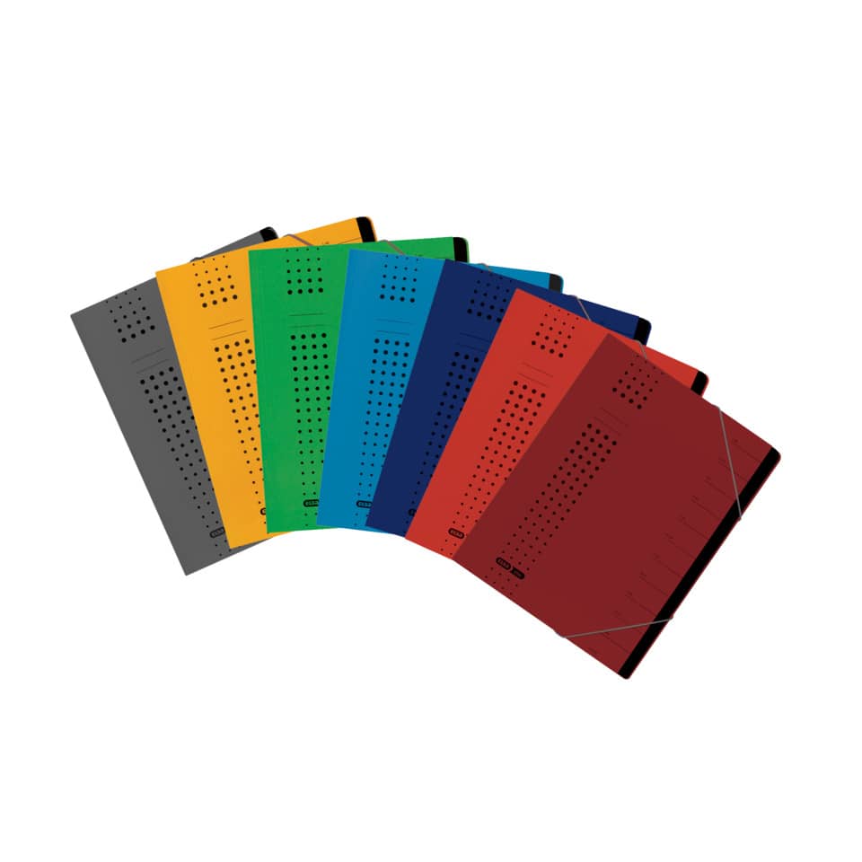 Farbenordner, Ordner, DIN A4, Präsentationsmappe, Linierte Lochungen
