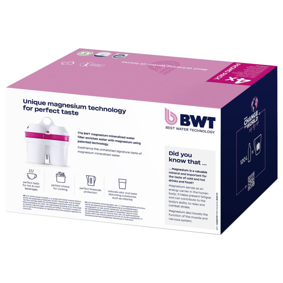 Magnesium-Wasserfilter, Wasseraufbereitung, 120 L, Magnesium-Technologie, Boxenverpackung