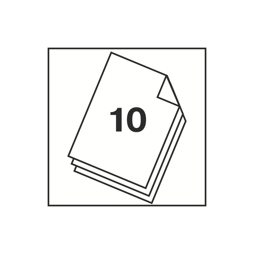 Notizbuch, Papier, Stapel, 10 Seiten, Blattzahl