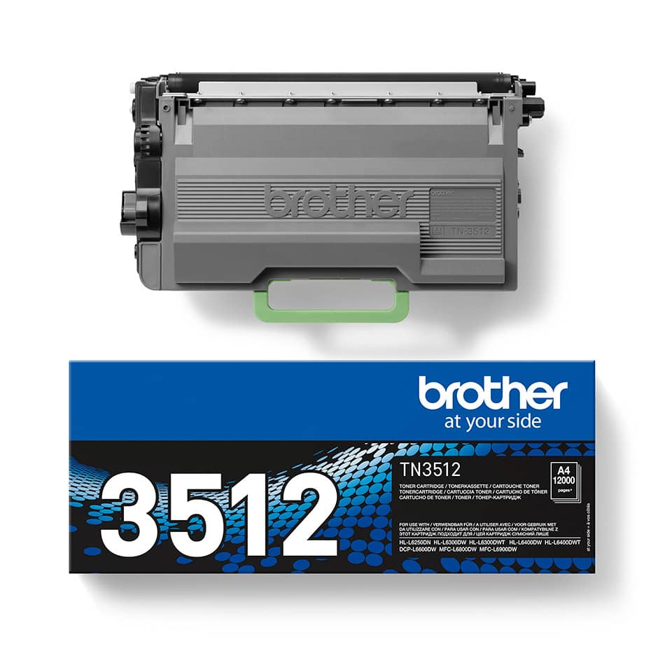 Tonerpatrone, Druckerpatrone, Brother TN3512, Kassette, Grau