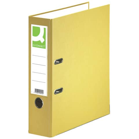 Ordner, A4, 80mm, PP, gelb Q-CONNECT KF18745